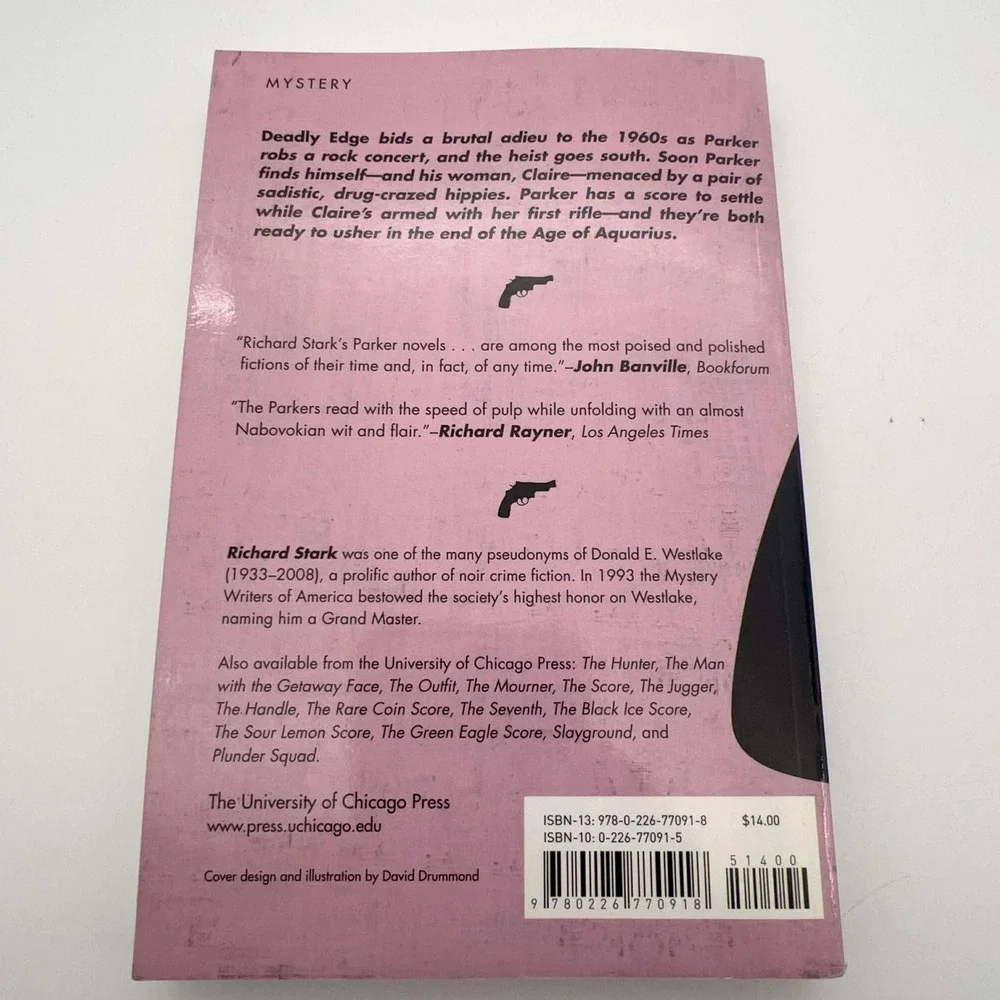Deadly Edge Richard Stark Parker Novel Mystery Thriller Paperback EUC Library‎